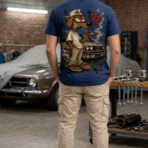 Retro Car Graphic Oversized Tee