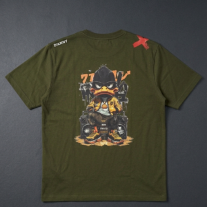 Danny X "Urban Duck" Olive Oversized Tee