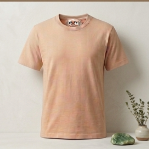 Men's Cotton Tee - Beige