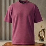 DX Pink Melange Drop-Shoulder Tee
