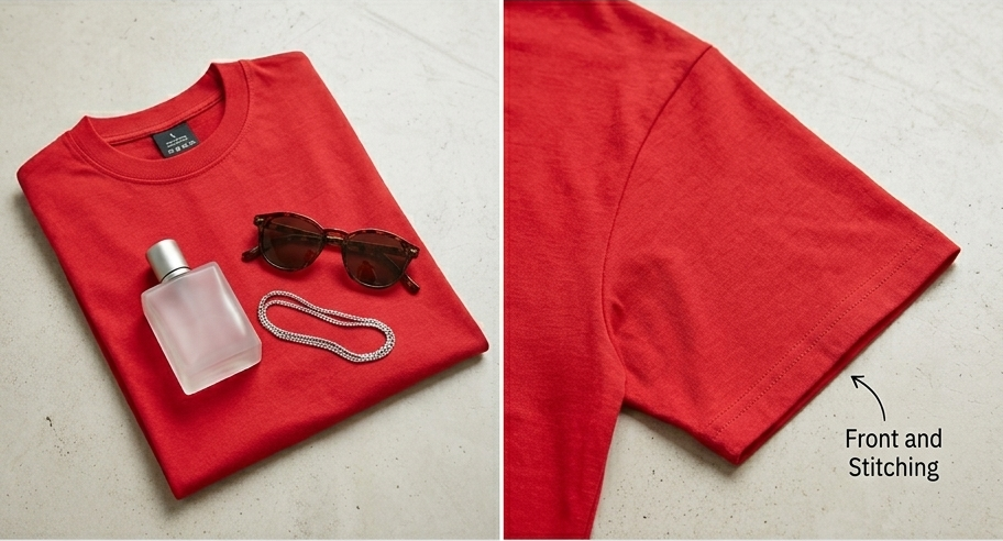 DX Premium Red Regular Tee - Image 7