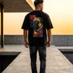 Pug Graphic French Terry Oversized Tee